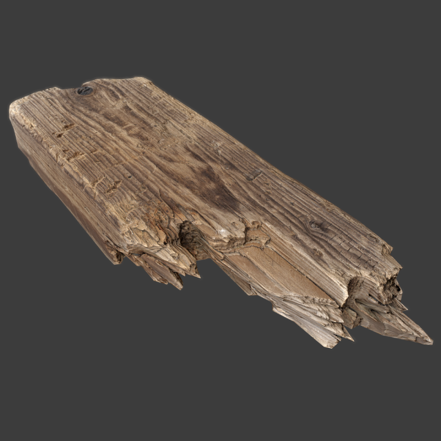 wood plank debris 3D Model .c4d .max .obj .3ds .fbx .stl .blend 