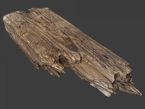 wood plank debris 3D Model