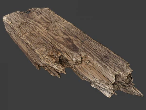 wood plank debris 3D Model