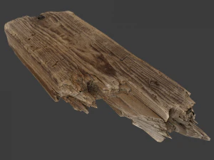 wood plank debris 3D Model