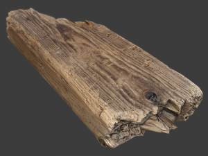 wood plank debris 3D Model