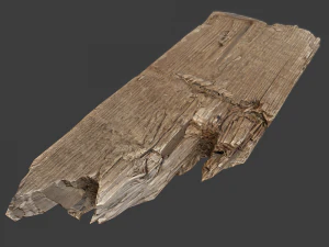 wood plank debris 3D Model