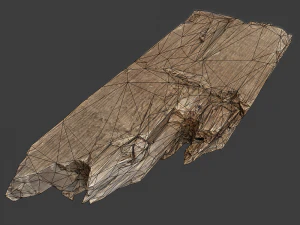 wood plank debris 3D Model
