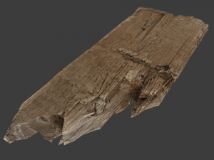 wood plank debris 3D Model