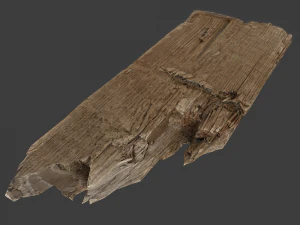 wood plank debris 3D Model