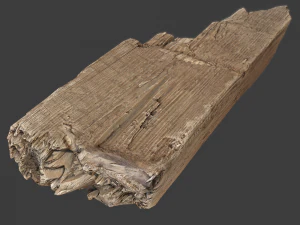 wood plank debris 3D Model