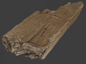 wood plank debris 3D Model