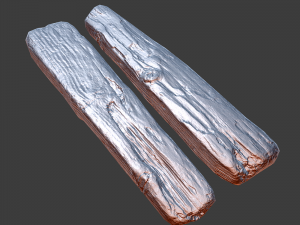 wooden plank 3D-Modell