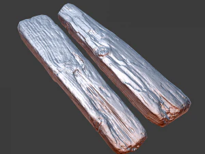 wooden plank 3D Model