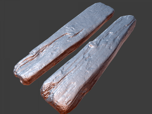 wooden plank 3D-Modell