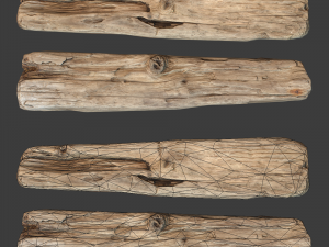 wooden plank 3D-Modell