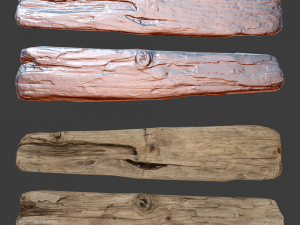wooden plank 3D-Modell