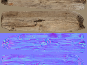 wooden plank 3D-Modell