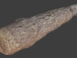 wood log 3D Model