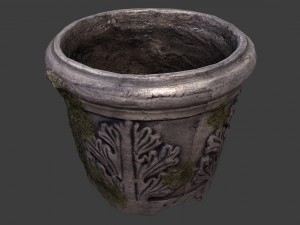 old garden pot 3D Model