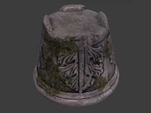 old garden pot 3D Model