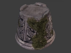 old garden pot 3D Model