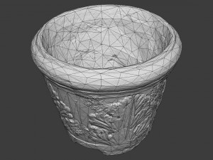 old garden pot 3D Model