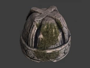 eski bah&ccedil;e saksısı 3D Model