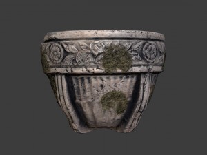 old garden pot 3D Model