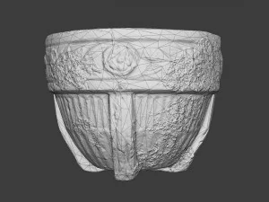 eski bah&ccedil;e saksısı 3D Model