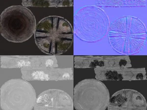 eski bah&ccedil;e saksısı 3D Model