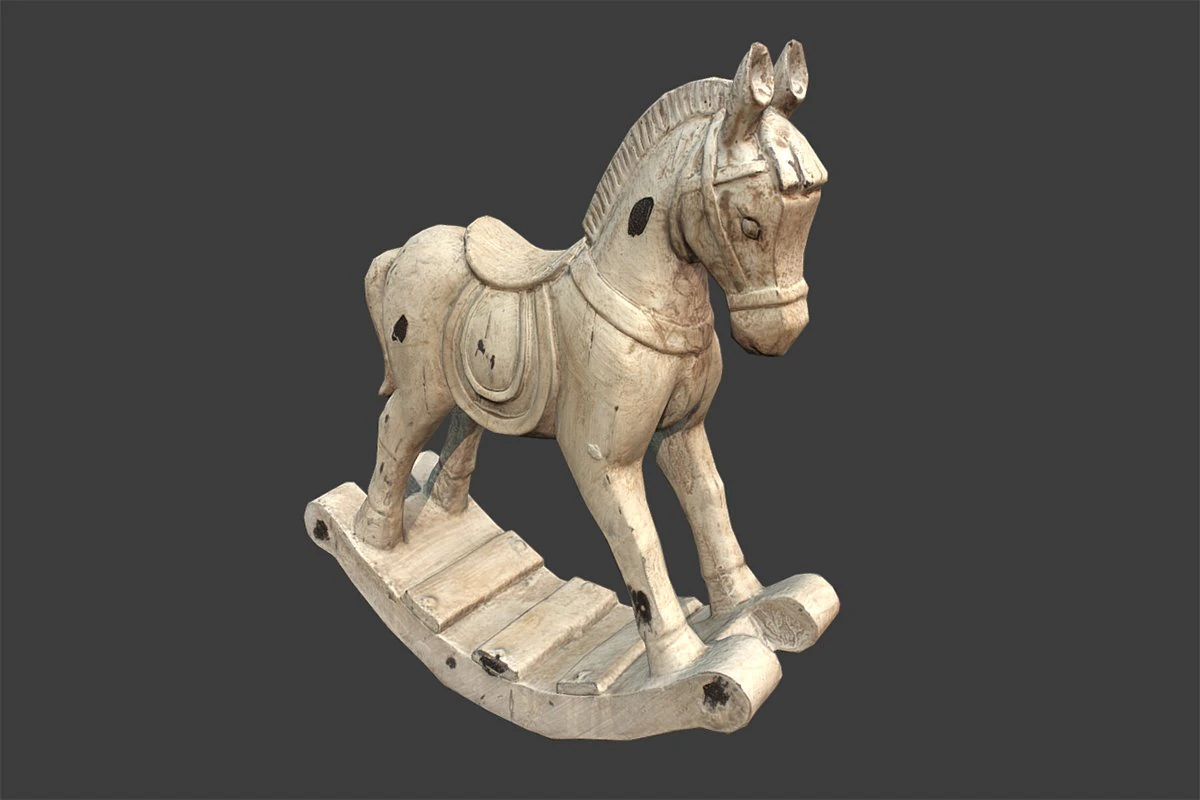 cheval d&eacute;coratif Modèle 3D .c4d .max .obj .3ds .fbx .stl .blend 