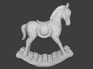 cheval d&eacute;coratif Modèle 3D