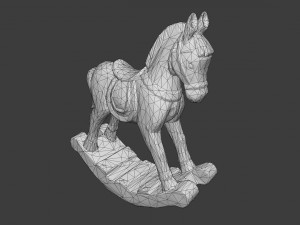 decorative horse 3D Модель
