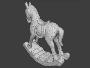 cheval d&eacute;coratif Modèle 3D