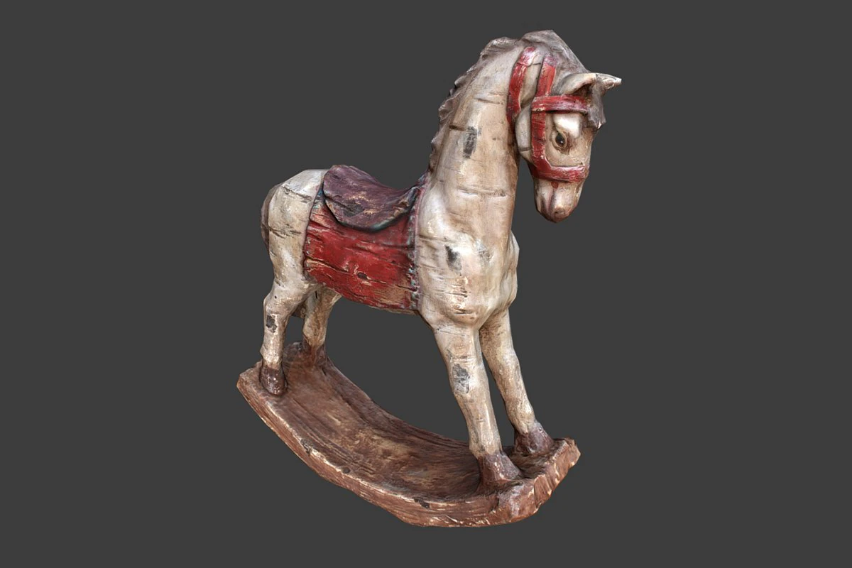 decorative horse 3D Model .c4d .max .obj .3ds .fbx .stl .blend 