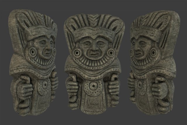 shaman tribal mask Modelo 3D .c4d .max .obj .3ds .fbx .stl .blend 