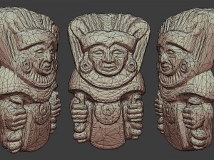 shaman tribal mask Modelo 3D