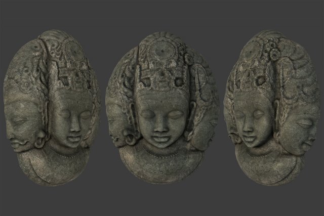 tribal mask 3D मॉडल .c4d .max .obj .3ds .fbx .stl .blend 