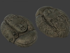 tribal mask 3D मॉडल