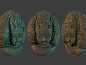 tribal mask 3D मॉडल