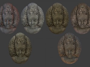 tribal mask 3D मॉडल