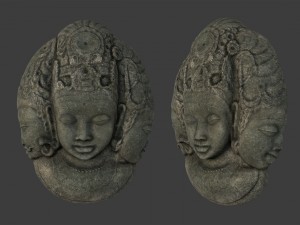 tribal mask 3D मॉडल