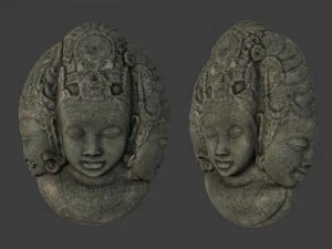 tribal mask 3D Model