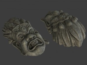 mayan tribal mask 3D Model