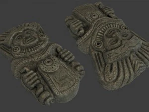 tribal masks pack 3D Model