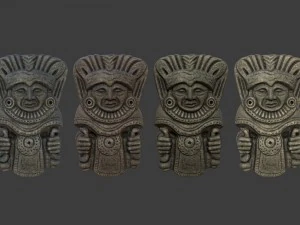 tribal masks pack 3D Model
