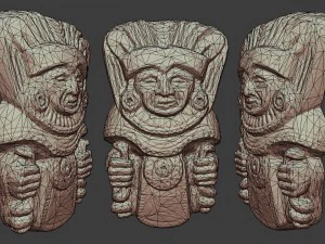 tribal masks pack 3D Model