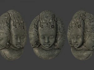 tribal masks pack 3D Model