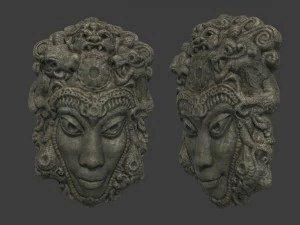 tribal masks pack 3D Model