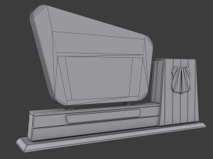 national forest sign 3D Модель