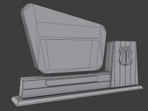 national forest sign 3D Model