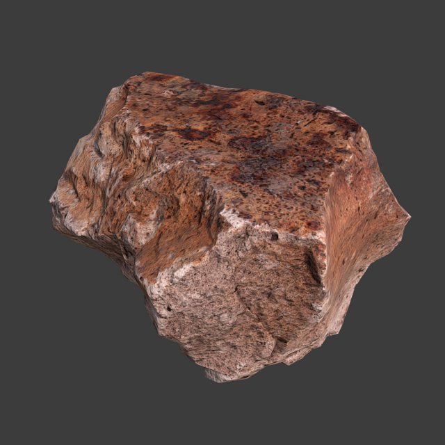 cinder debris 3D Model .c4d .max .obj .3ds .fbx .stl .blend 