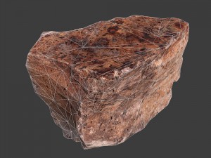 cinder debris 3D Model