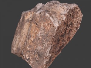 cinder debris Modello 3D